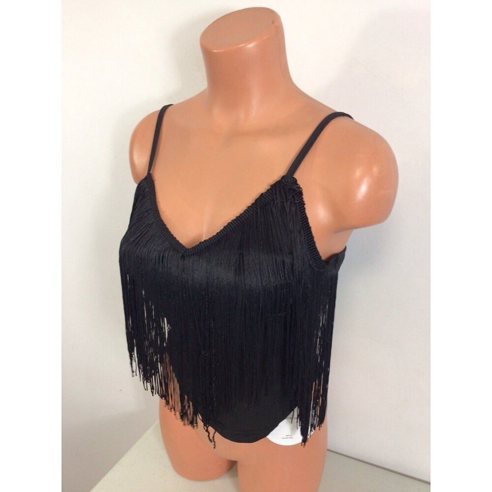 Stagecoach Festival Western Fringe Camisole Top Womens Large New